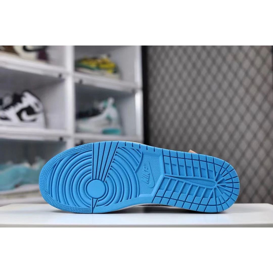 AJ 1 Low x OW 'University Blue' Customs