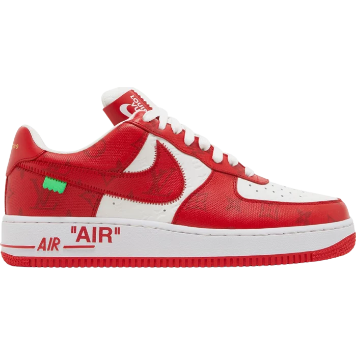 AF 1 Low x LV 'White Comet Red' Customs