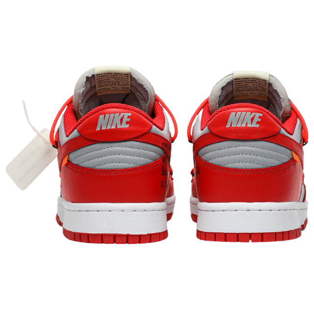 Dunk Low x OW 'University Red'