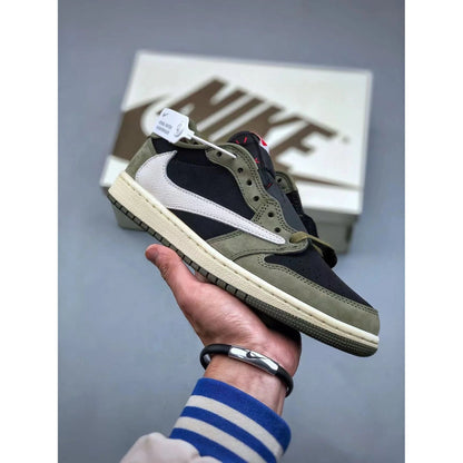 AJ 1 Low x Travis Scott 'Black Olive'