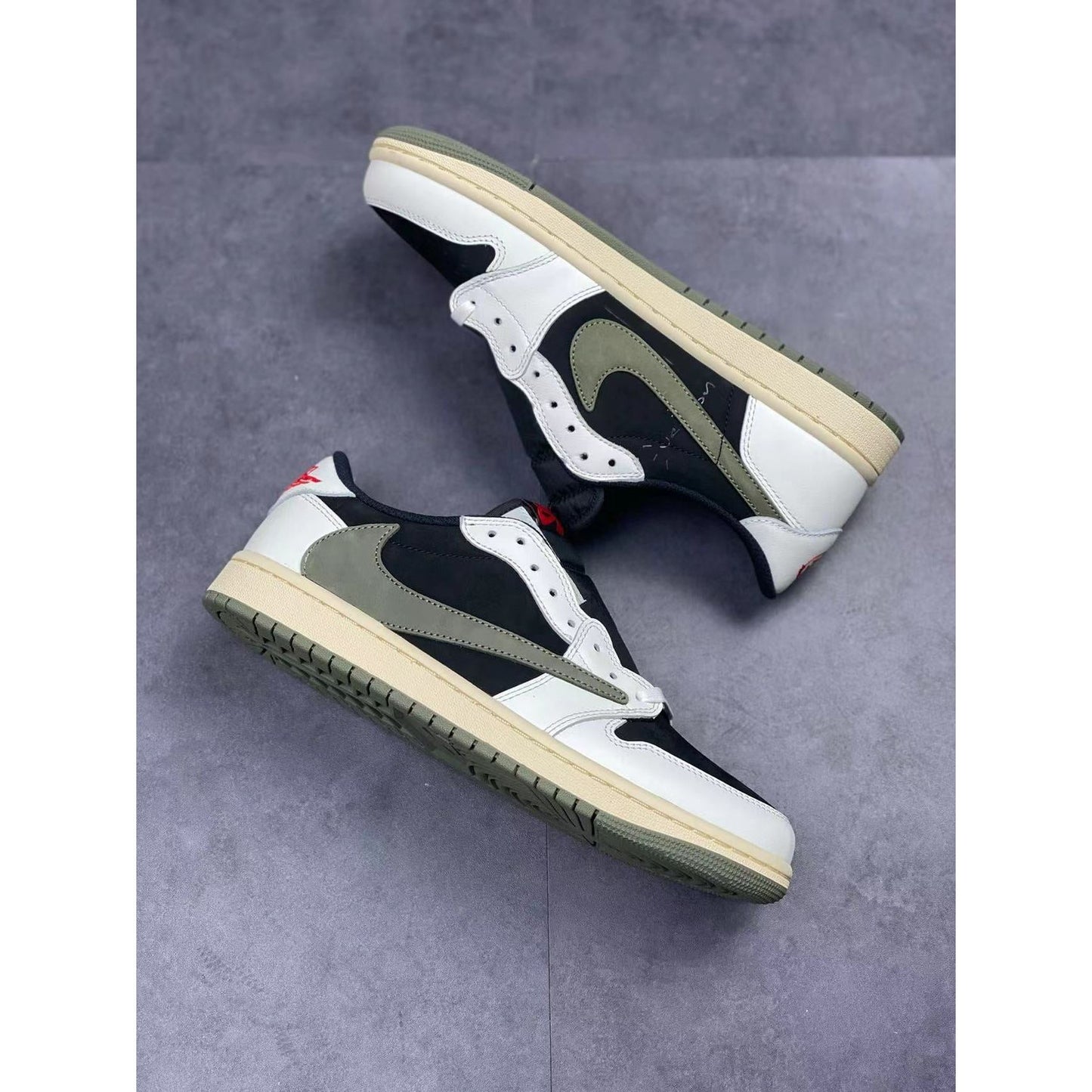 AJ 1 Retro Low x Travis Scott 'Olive'