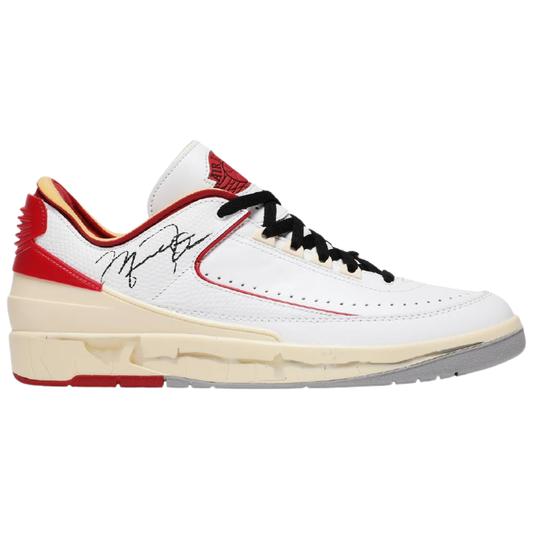 AJ 2 Low x OW 'White Varsity Red'