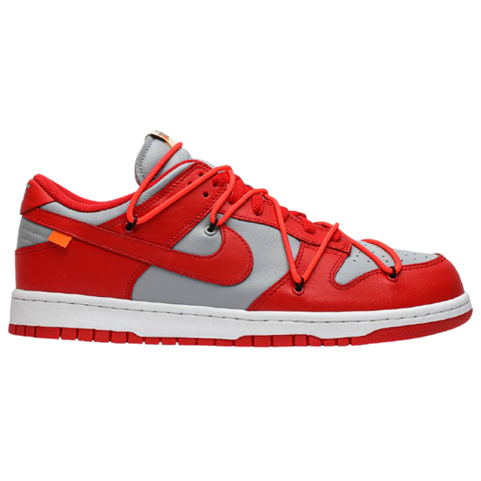 Dunk Low x OW 'University Red'