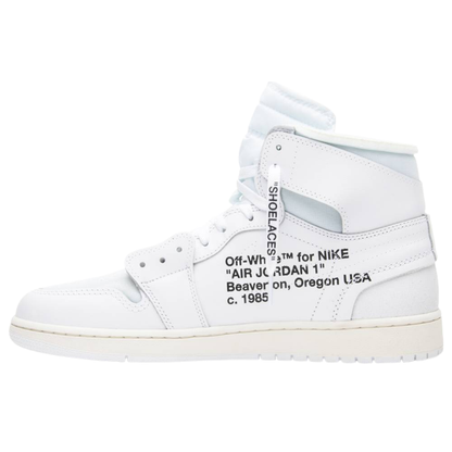 AJ 1 Retro High OG x OW 'White' 2018