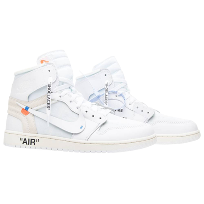 AJ 1 Retro High OG x OW 'White' 2018