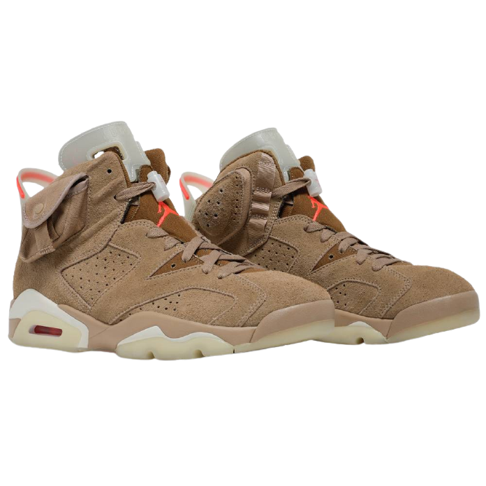 AJ 6 Retro x Travis Scott 'British Khaki'