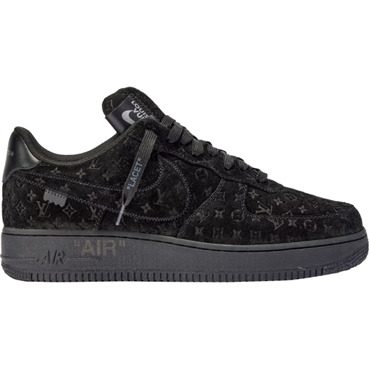 AF 1 Low x LV 'Triple Black' Customs